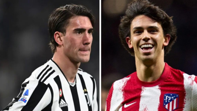 La Juventus penserebbe ad uno scambio con l'Atletico: Vlahovic al posto di Joao Felix.