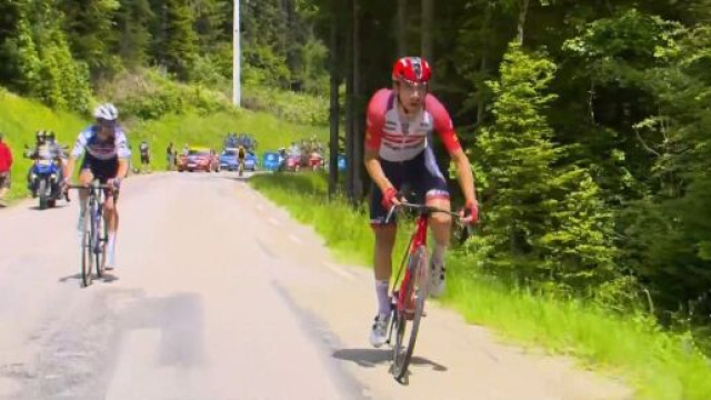 Ciclismo, Giulio Ciccone vince l'ultima tappa del Crit&eacute;rium del Delfinato.