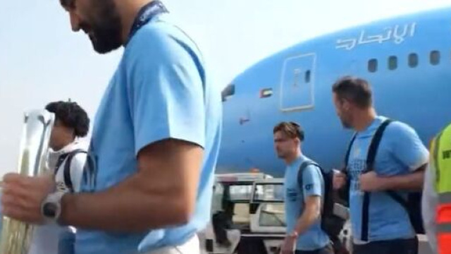 Grealish a remport&eacute; la Ligue des champions avec Manchester City. (screenshot Twitter - @VibesFoot)