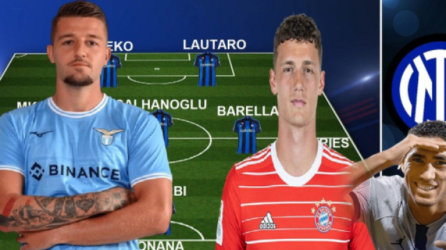 La possibile Inter con Milinkovic-Savic, Pavard e Hakimi.