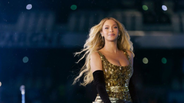 Beyonc&eacute; au Stade Velodrome (screenshoot twitter @orangevelodrome)