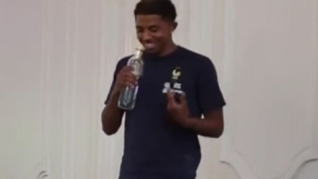 Wesley Fofana sur du SCH (capture Twitter @ActuFoot_)