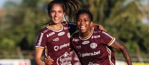 Ferrovi&aacute;ria garantiu o terceiro lugar (Reprodu&ccedil;&atilde;o/Twitter/@guerreirasgrena)