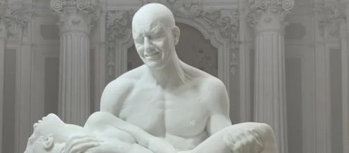 &ldquo;Pieta&rdquo; by Jacopo Cardillo (Jago) (Image source: Massimiliano Ricci/jago.art)