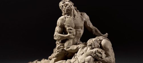 Antonio Canova's 'Adam and Eve Mourning the Dead Abel' (Image source: Luigi Spina/National Gallery of Art)