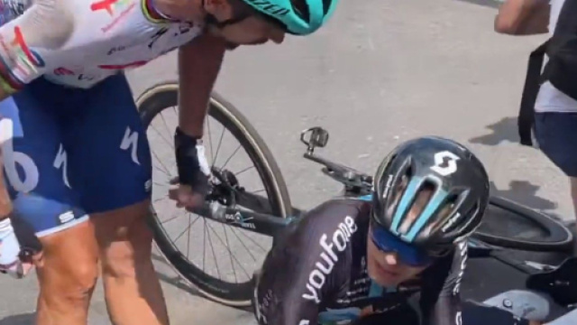 Ciclismo, Peter Sagan arrabbiato con Pavel Bittner dopo la caduta