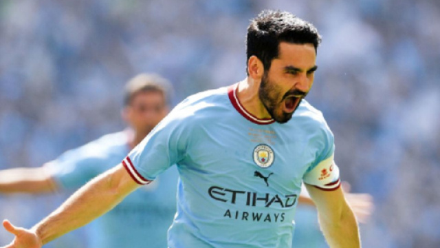 Le Bar&ccedil;a officialise la signature d'Ilkay G&uuml;ndogan. Screenshot Twitter@ActuFoot_