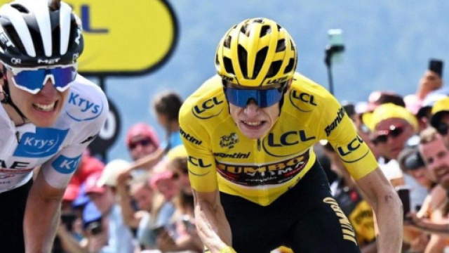 Tadej Pogačar e Jonas Vingegaard, i due grandi favoriti del Tour de France.
