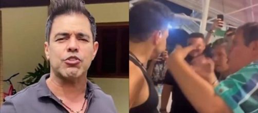 Zez&eacute; di Camargo imita f&atilde; autista (Reprodu&ccedil;&atilde;o/Instagram/@zezedicamargo)