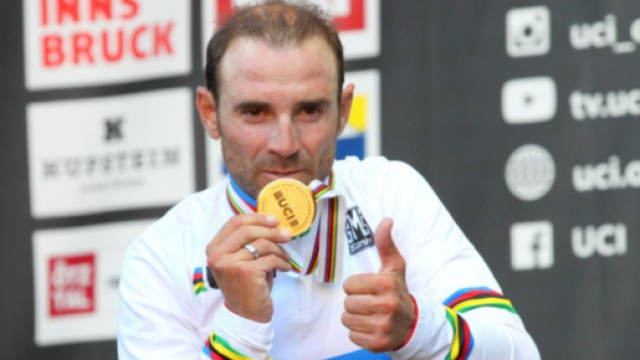 Ciclismo, l'ex campione del mondo Alejandro Valverde.