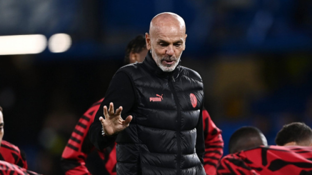 L'allenatore del Milan Stefano Pioli