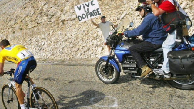 Ciclismo, Lance Armstrong al Tour de France.