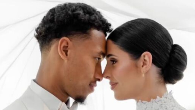 Coralie Porrovecchio d&eacute;voile des vid&eacute;os de son mariage avec le footballeur Boubacar Kamara. Screenshot Story Instagram @porrovecchiocoralie