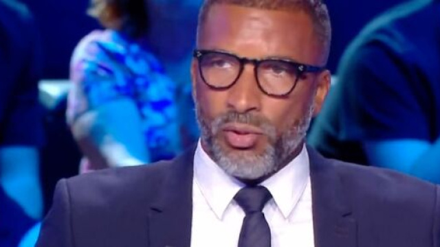 Habib Beye sur le plateau du CFC. (screenshot Twitter - @CanalplusFoot)