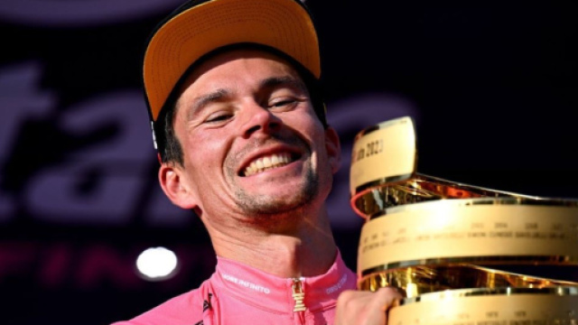 Ciclismo, Primoz Roglic, uno dei leader della Jumbo Visma