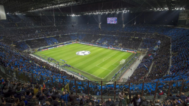 I tifosi dell'Inter a San Siro.
