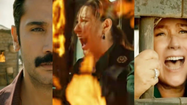 Terra amara, anticipazioni: Yilmaz d&agrave; fuoco a un capanno con Hunkar dentro.