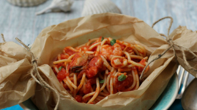 cestini di mare un ottimo antipasto per una cena informale.