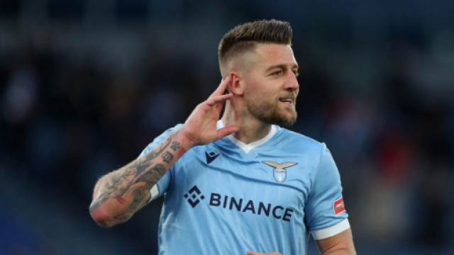 In foto Milinkovic-Savic, giocatore della Lazio.
