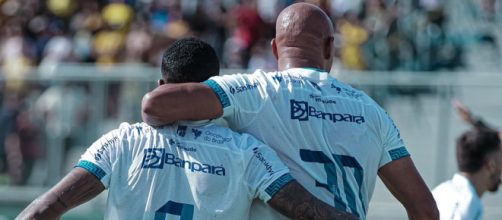 Paysandu venceu o l&iacute;der (Reproduu&ccedil;&atilde;o/Twitter/@Paysandu)