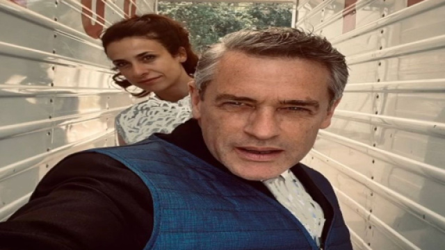 Il Paradiso delle signore 8: Gloria ed Ezio presenti sul set.