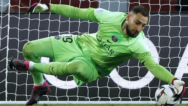 In foto Donnarumma, portiere del PSG.