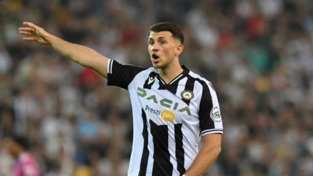 In foto Samardzic, centrocampista dell'Udinese.