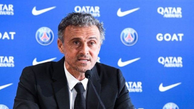 Luis Enrique, nouveau coach du PSG (capture Twitter @ActuFoot_)