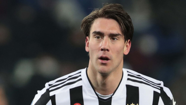 L'attaccante della Juventus Dusan Vlahovic
