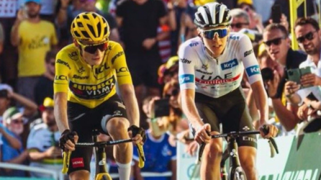 Jonas Vingegaard e Tadej Pogacar, i due dominatori del Tour de France.