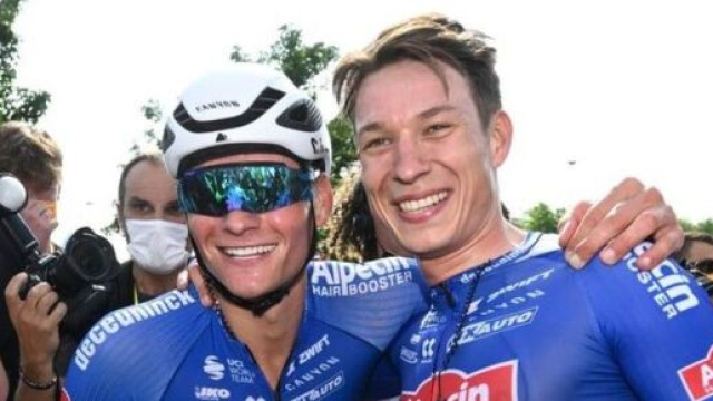 Mathieu Van der Poel e Jasper Philipsen, compagni alla Alpecin e avversari al Mondiale