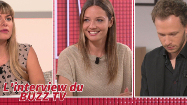 Gennifer Demey parle de Les Tra&icirc;tres. Source : capture d'&eacute;cran Buzz TV