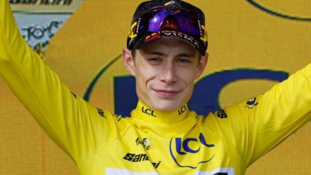 Ciclismo, il due volte vincitore del Tour de France Jonas Vingegaard.