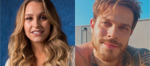 Carla Diaz e Felipe Becari anunciaram o fim do noivado (Reprodu&ccedil;&atilde;o/ Instagram/@carladiaz/@felipebecari