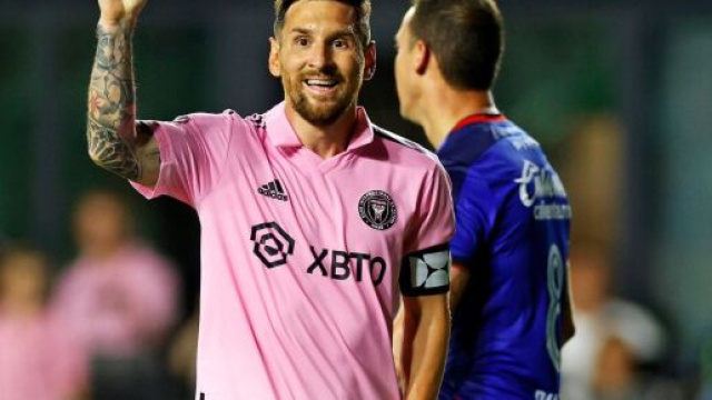 Leo Messi nouveau joueur de l'Inter Miami. (screenshot Twitter - @lnstantFoot)