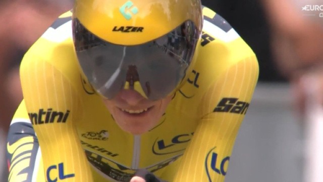 Ciclismo, Jonas Vingegaard nella cronometro del Tour de France