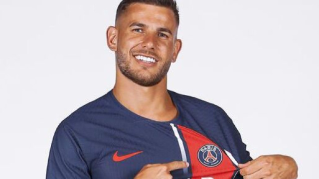 Lucas Hernandez nouveau joueur du PSG. (screenshot Twitter - @psgcommunity_)