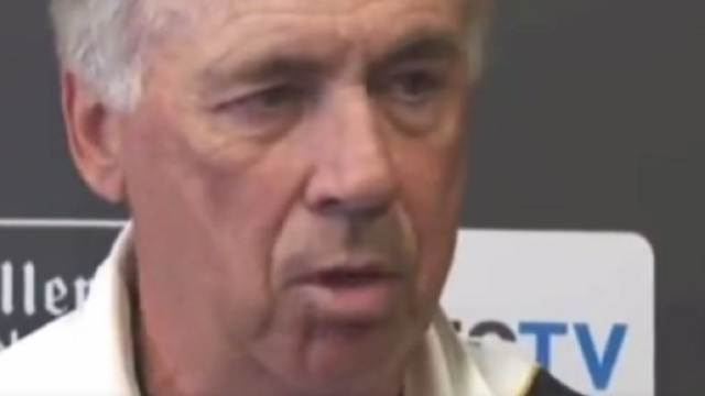Carlo Ancelotti, le coach du Real Madrid (capture Twitter @MadridismoreaI)