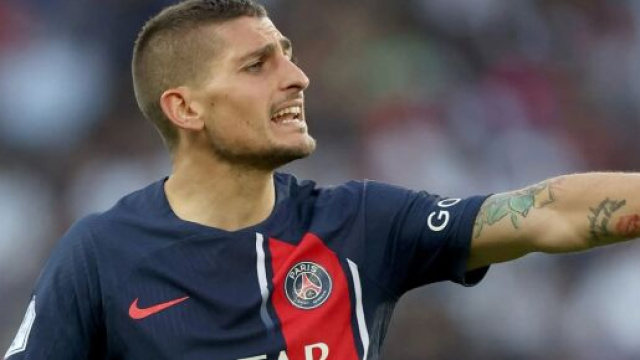 Marco Verratti en instance de d&eacute;part du PSG. (screenshot Twitter - @StatsKMbappe)