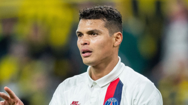 Thiago Silva sous les couleurs du PSG (capture Twitter @psgcommunity_)