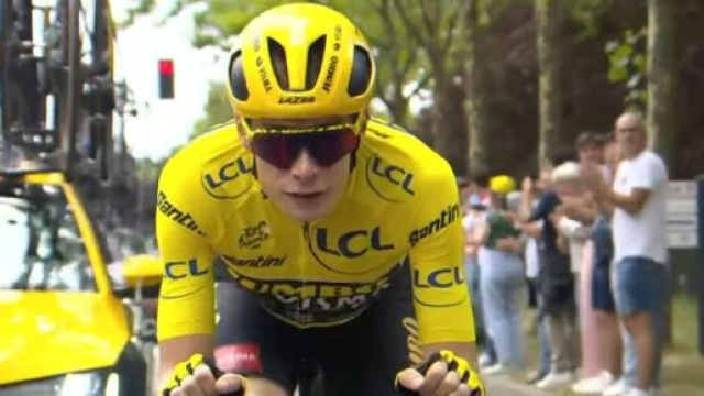 Ciclismo, il due volte vincitore del Tour de France Jonas Vingegaard