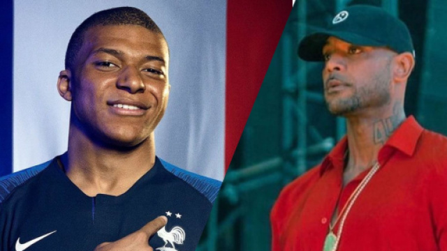 Kylian Mbapp&eacute; et le rappeur Booba (capture Twitter @psgcommunity_)