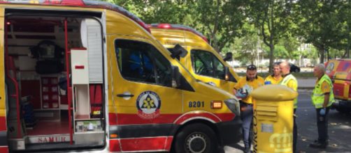 La mujer sufri&oacute; varias heridas de arma blanca en el t&oacute;rax (Twitter/EmergenciasMad)