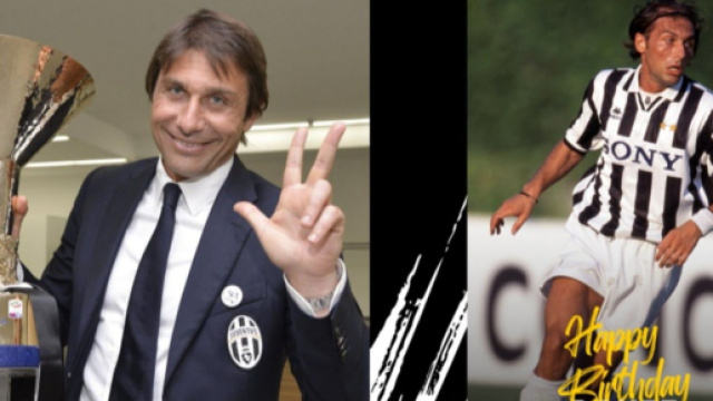 La Juventus fa gli auguri a Conte, i tifosi: 'Ti rivogliamo alla guida della squadra'