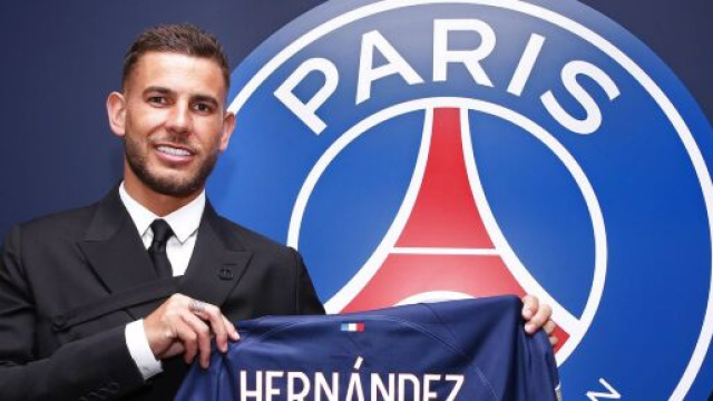 Lucas Hernandez nouveau joueur du PSG. (screenshot Twitter -@_BeFootball)