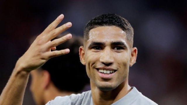 Hakimi sous les couleurs du PSG (capture Twitter @ghali_rm15)