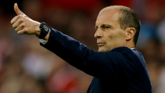 L'allenatore della Juventus Massimiliano Allegri
