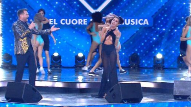 Battiti Live, Elisabetta Gregoraci nel caos