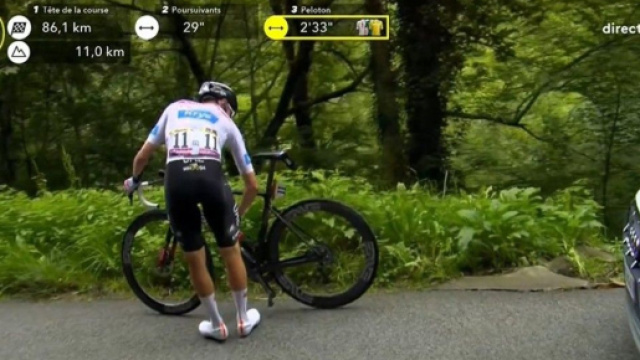 Ciclismo: Vingegaard demolisce il record del Marie Blanque, Pogačar: &lsquo;Un colpo duro&rsquo;.