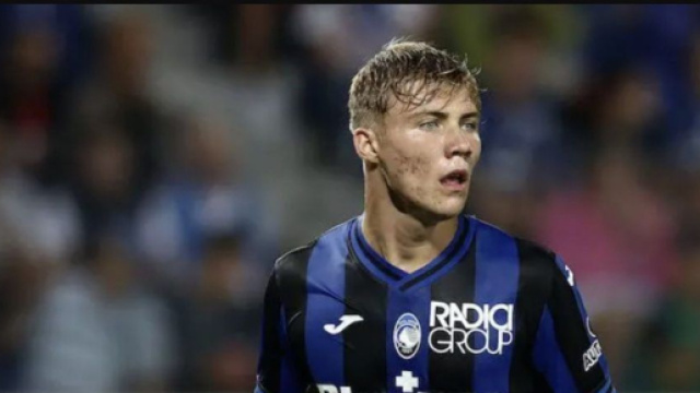 In foto Rasmus Hojlund, giocatore dell'Atalanta.